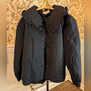 The Truffle Quilted Collar Jacket Size Large